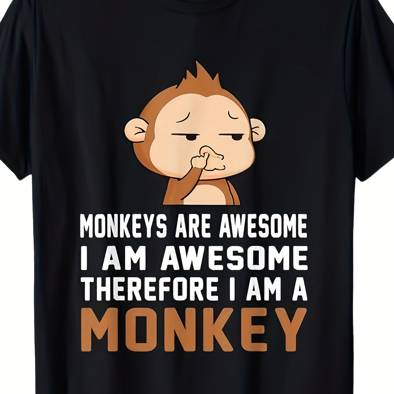 

Men's Monkey T-shirt, Cotton.220g