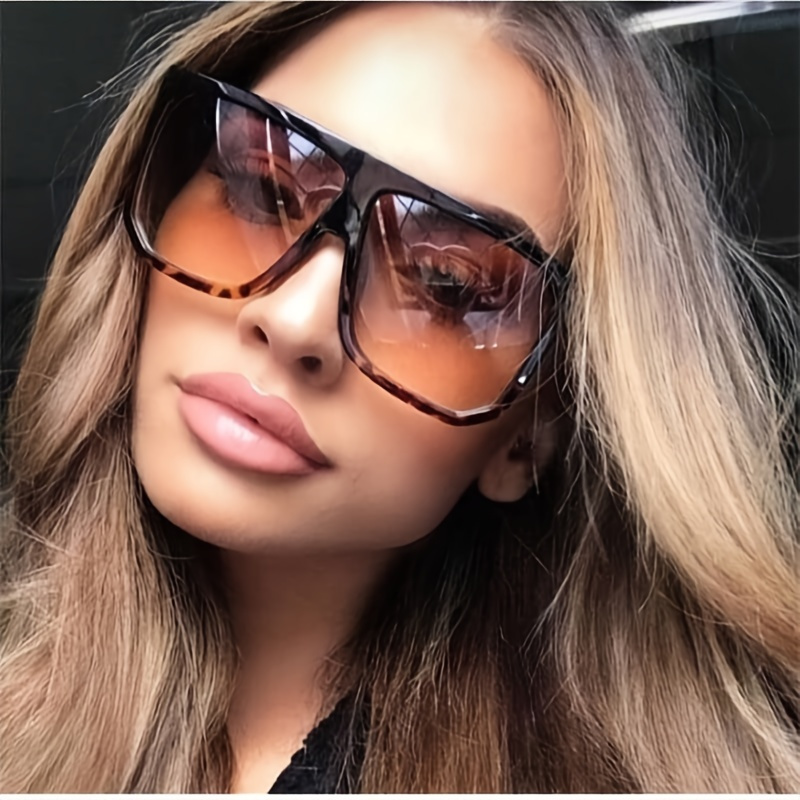 Trendy Luxury Oversized Sunglasses Unisex Designer Shades - Temu
