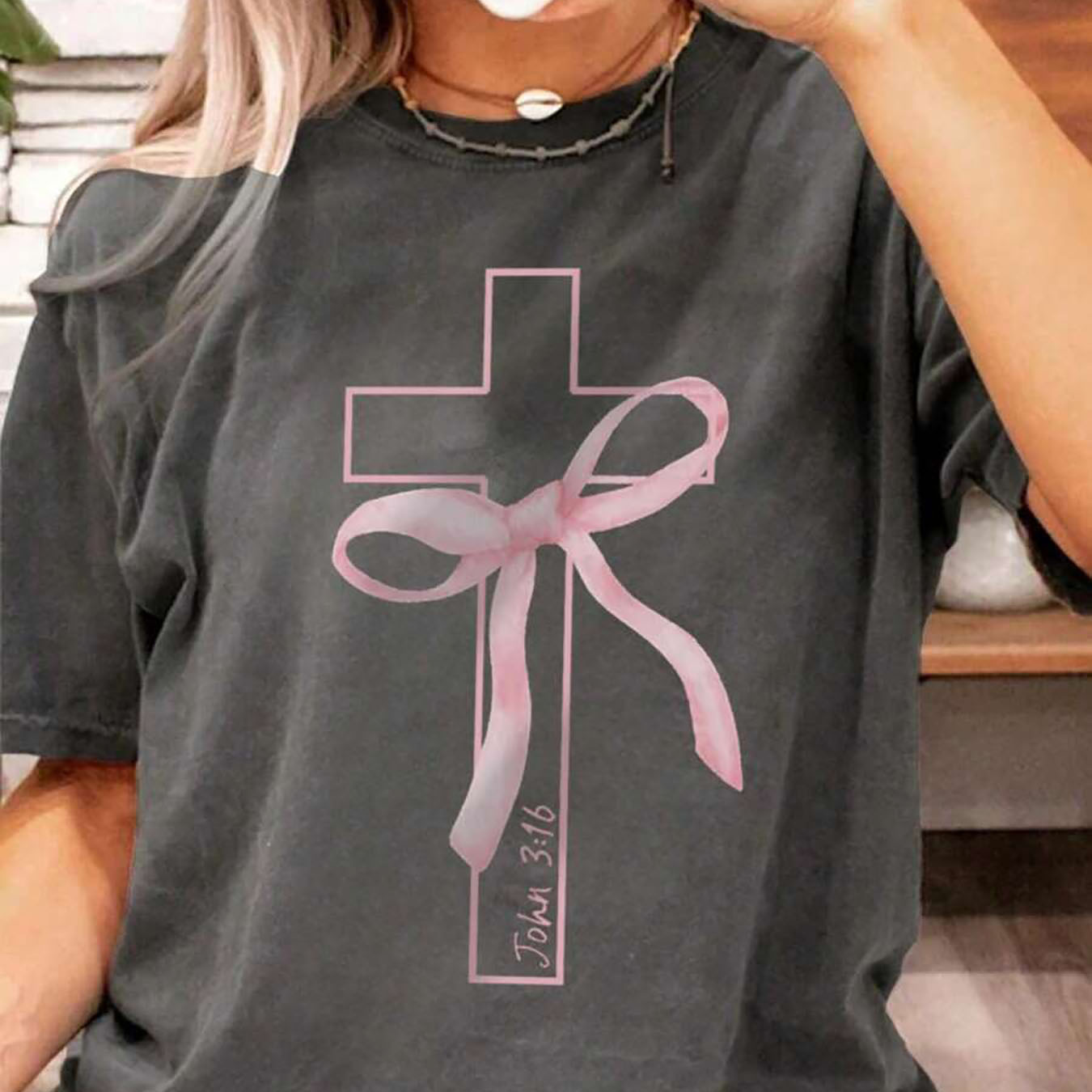 [Trendy T-shirt] Summer Teen Trendy Breathable Letter Printed T-shirt | Girls Casual Round Neck Short Sleeve