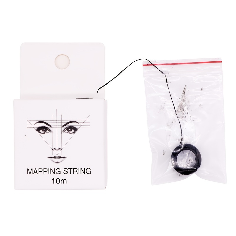 Eyebrow Mapping String, 6 Colors Sealed Microblading Measuring String  Eyebrow Thread Makeup Tool, Eyebrow Thread Mapping for Beauty Salons and  Eyebrow