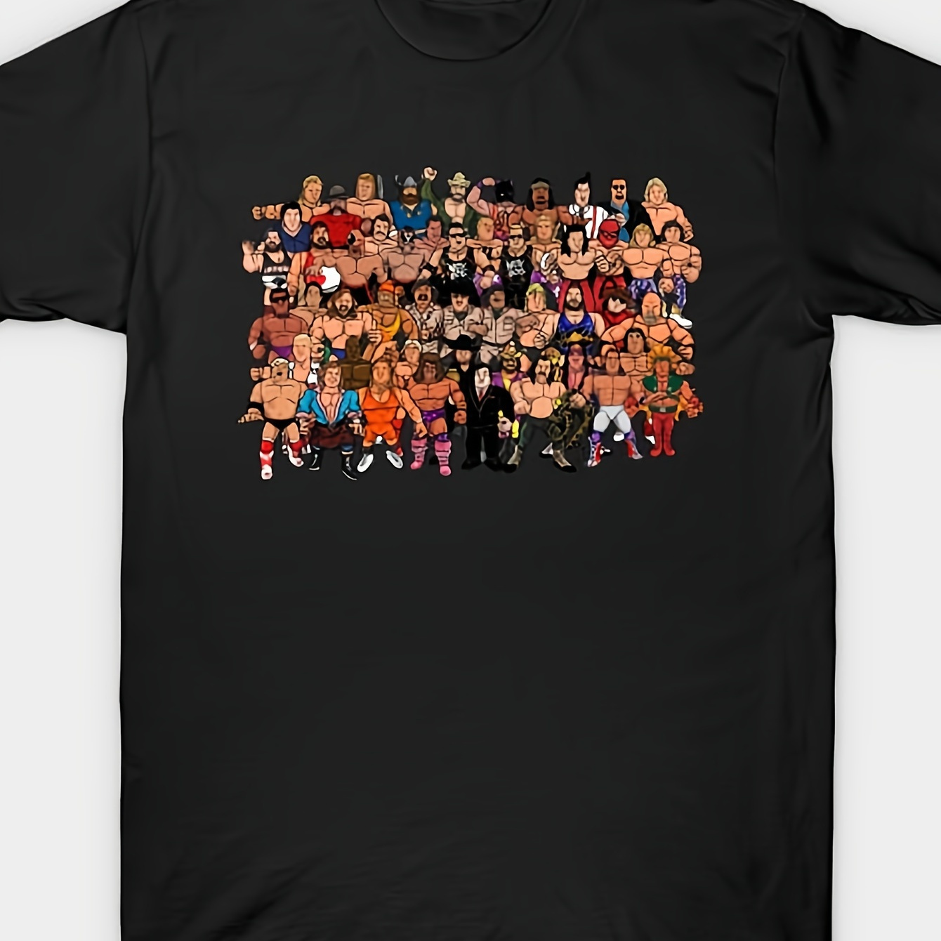 

1991 Wrestling Graphic Tee For Men - , Round T-, For , , S-xxxl