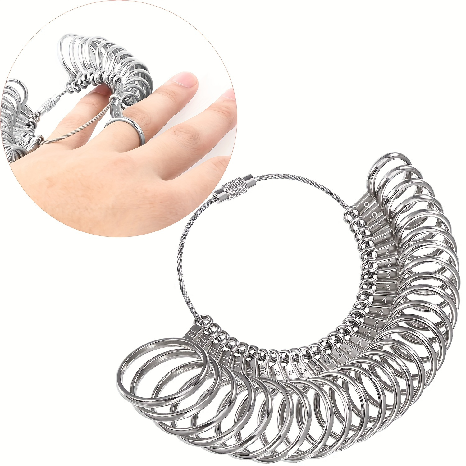 Accurate and Convenient Ring Sizer Set: 27-Piece Ring Measuring