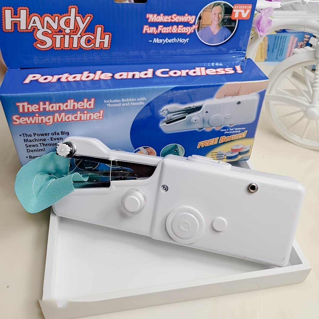 1pc Handheld Portable Electric Sewing Machine Mini Sewing - Temu