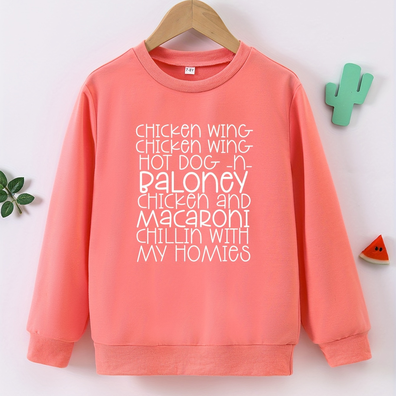 

Graphic Girl's Stylish And Cozy Sweatshirt, Casual Long Sleeve Pullover Sweatshirt Tops
