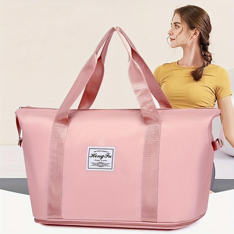 Large Travel Crossbody Bag, Casual Portable Yoga Tote Bag, Carry-on Zipper  Duffel Bag - Temu Italy