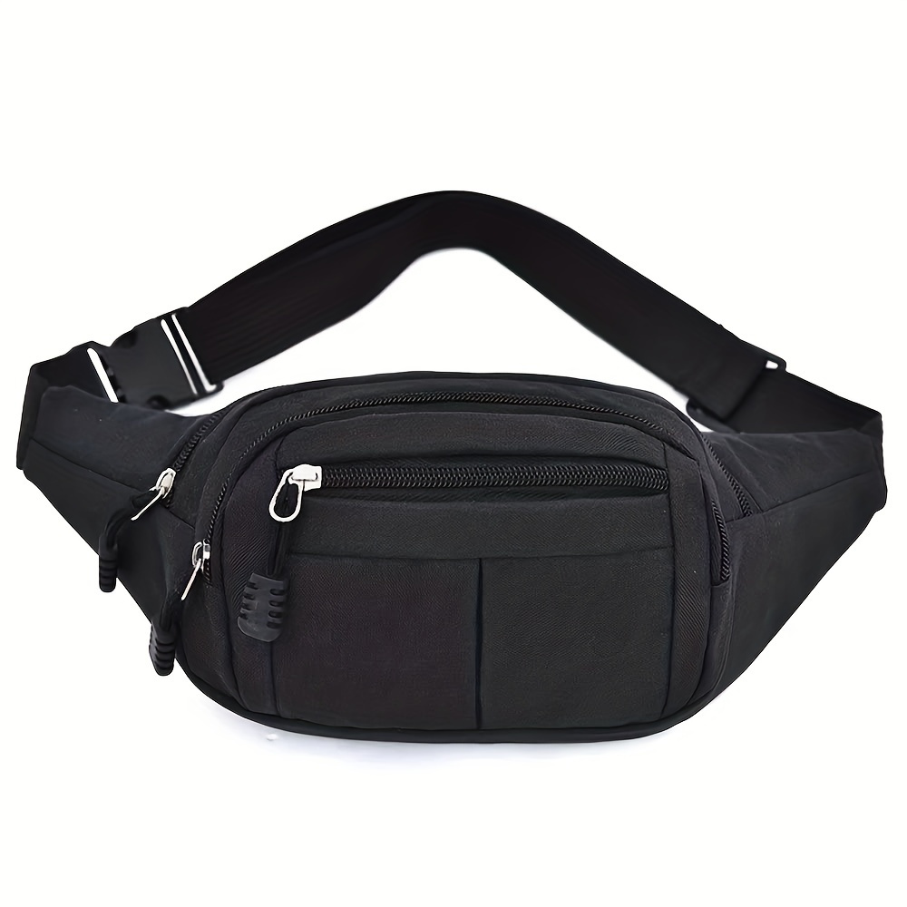 

1pc Waterproof Fanny Pack Waist Bag - Perfect For Outdoor Travel, Hiking & Running - Adjustable Strap For Men & Women!