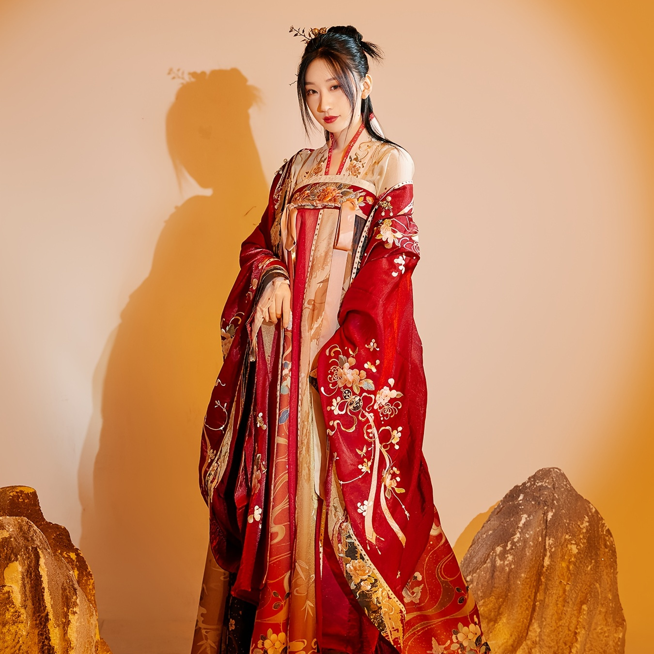 Chinese Wedding Hanfu, Chest High Hanfu Set, Ancient Chinese ...