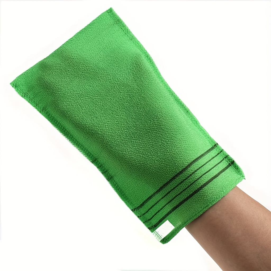 

1/2/5/10pcs Korean Exfoliating Bath Washcloth 5.5 X 9.1 In - Shower Glove, Removing Dry Dead Skin Cells, Cleaning Pores, Reusable, Beauty Body Care Item - Asian Italy Towel - Bathroom Accessories