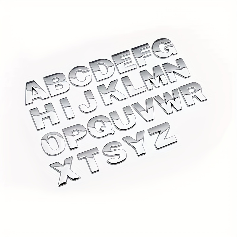 Colorful/white/black Letter Stickers Large Size Assorted Varieties