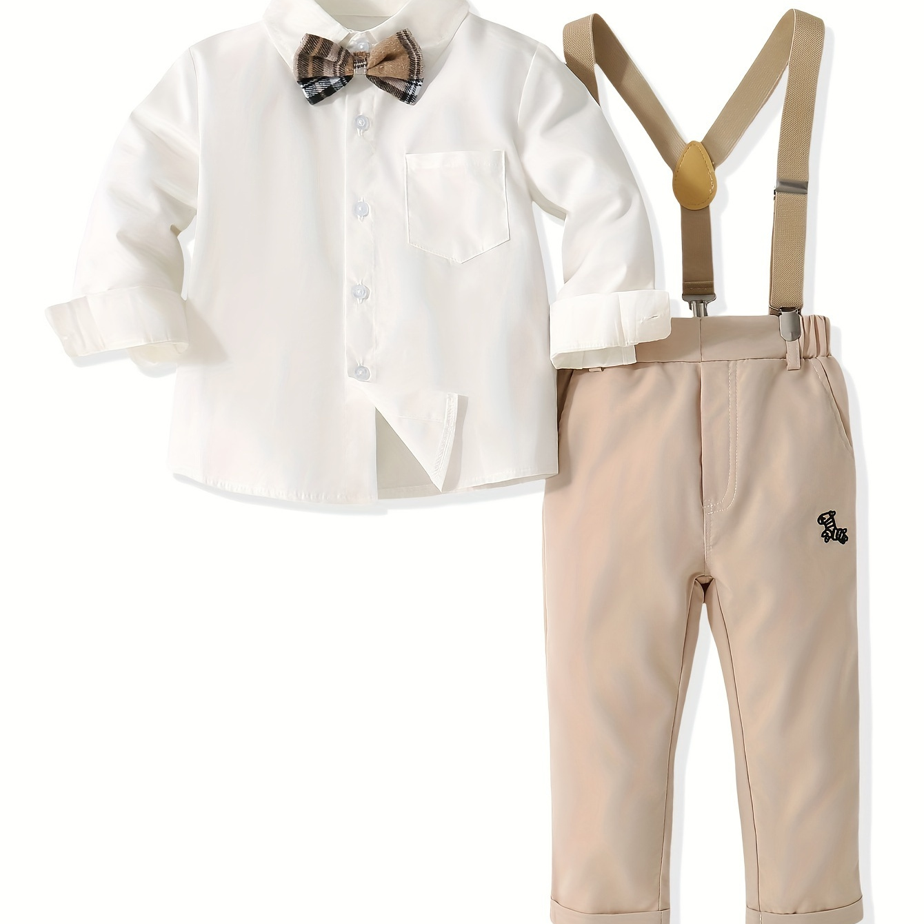 

Boys Outfits, Long & Suspender Pants, Boys Set For Banquet