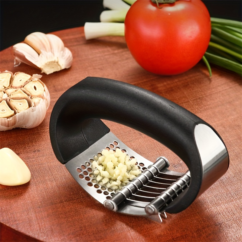 Garlic Press Stainless Steel Garlic Mincer Peeler Rust Proof - Temu