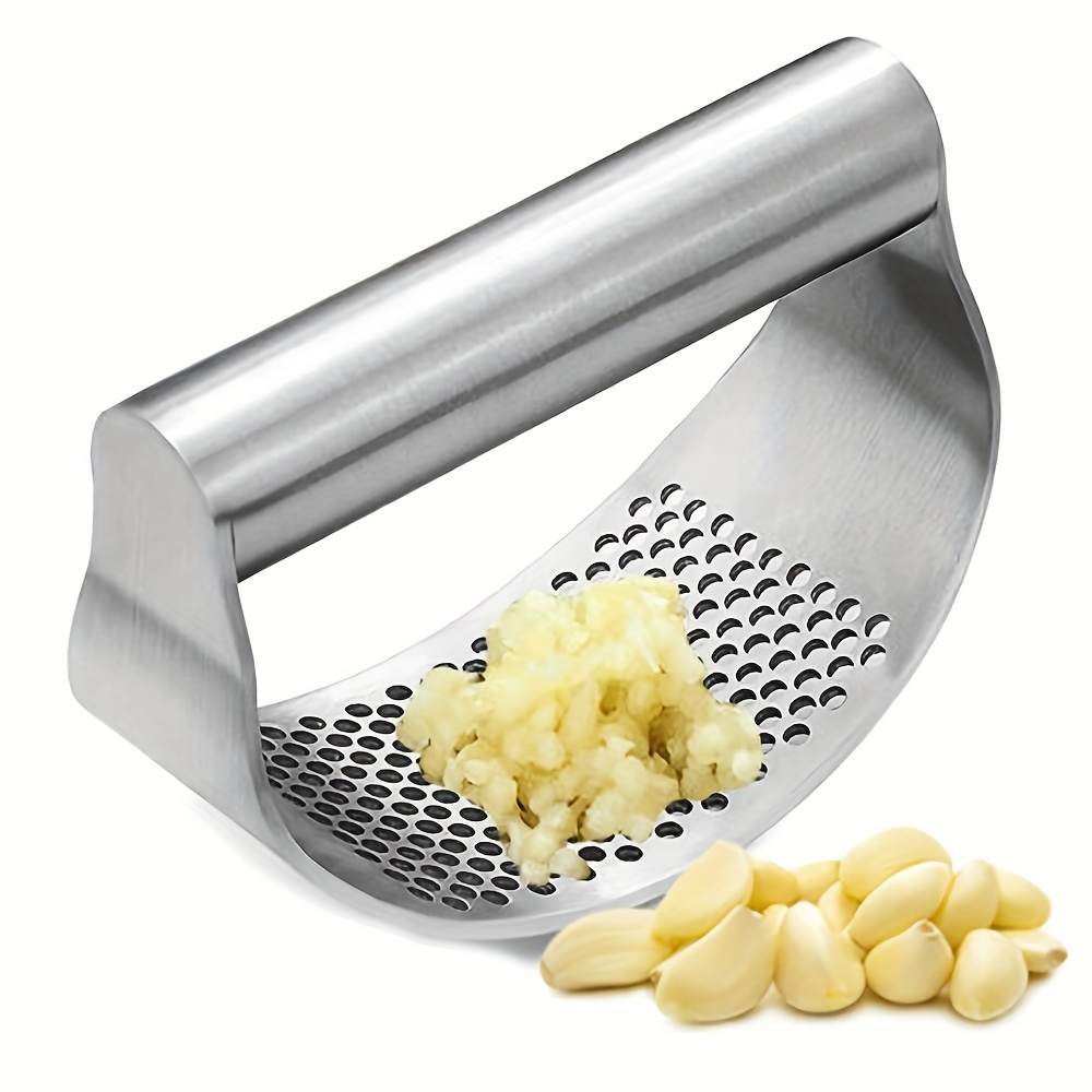 Colorful Stainless Steel Garlic Press And Ginger Cutter Easy - Temu