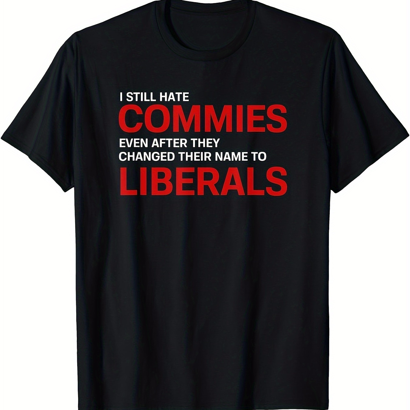 

Political Liberalshigh-end Pure Cotton Short-sleeved T-shirts, A Unique For