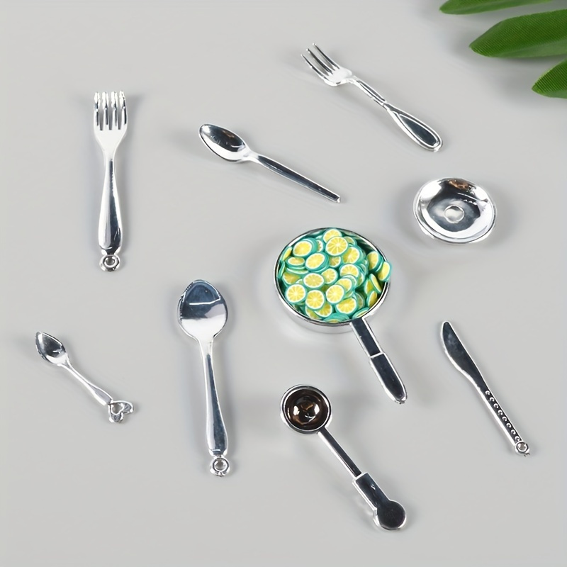 11 Pièces Bricolage Mini Cuillère En Plastique Fourchette Pot Ustensiles  Vaisselle Modèle, Enfants Jouer Maison Miniature Cuisine Nourriture Jouet -  Jouets Et Jeux - Temu France