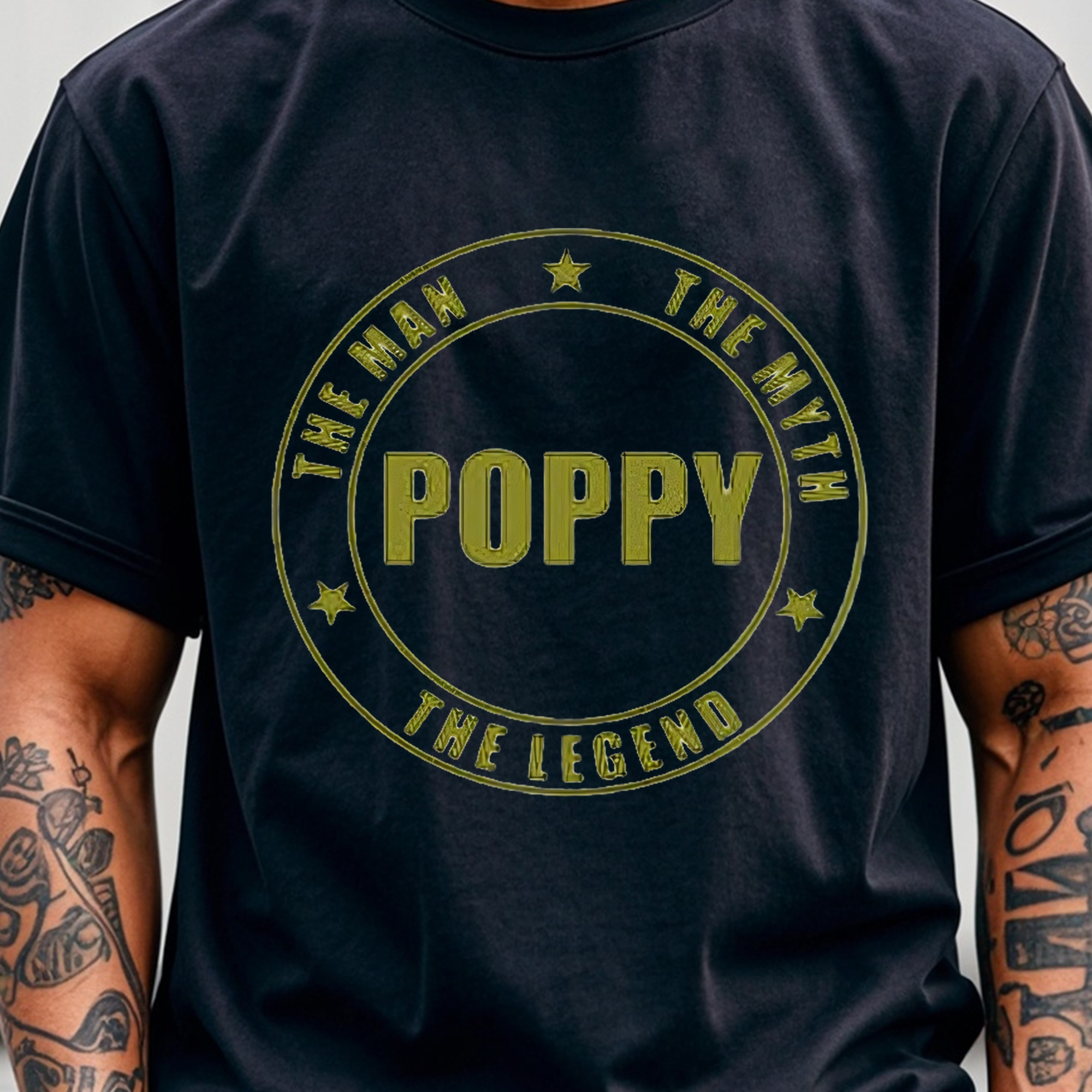 

The Myt Poppy , Father's Day Gift, Quick - Dry, Weekend Casual, T-shirts For Man, Neck T-shirt, Cool Mens, Casual Wear For Men, Breathable, Men's Clothing For Summer Outdoor, T-shirts For Men Graphic