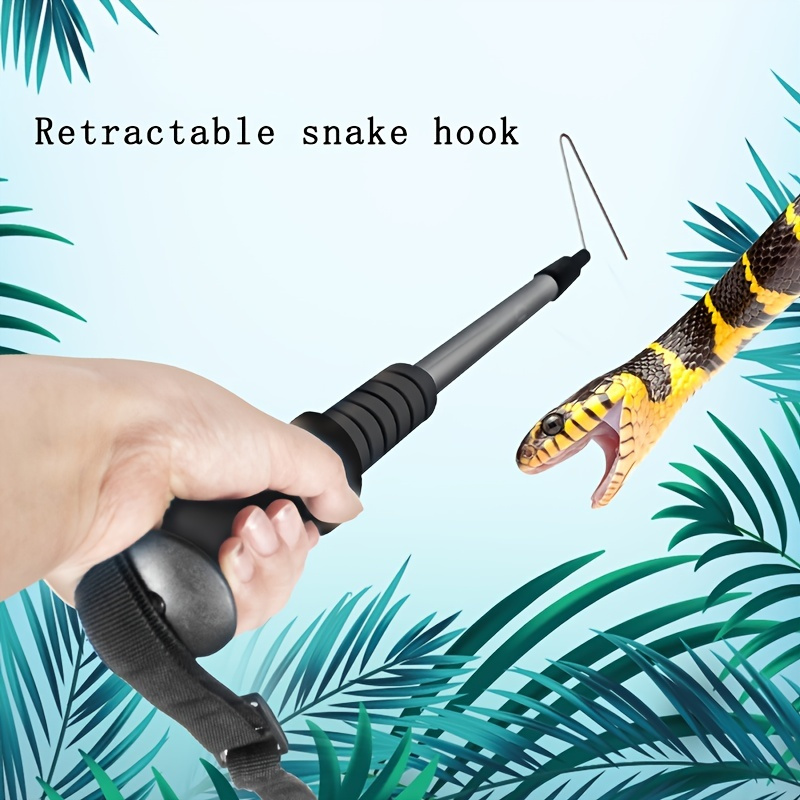 Grab Reptiles With Ease: Professional Retractable Snake - Temu