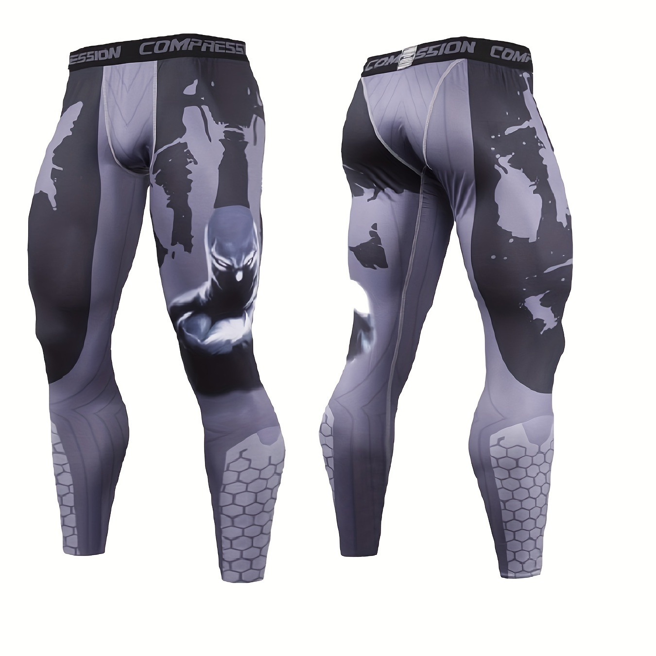 Men's Sports Tights Exercise Tights Running Yoga Fitness 3d - Temu
