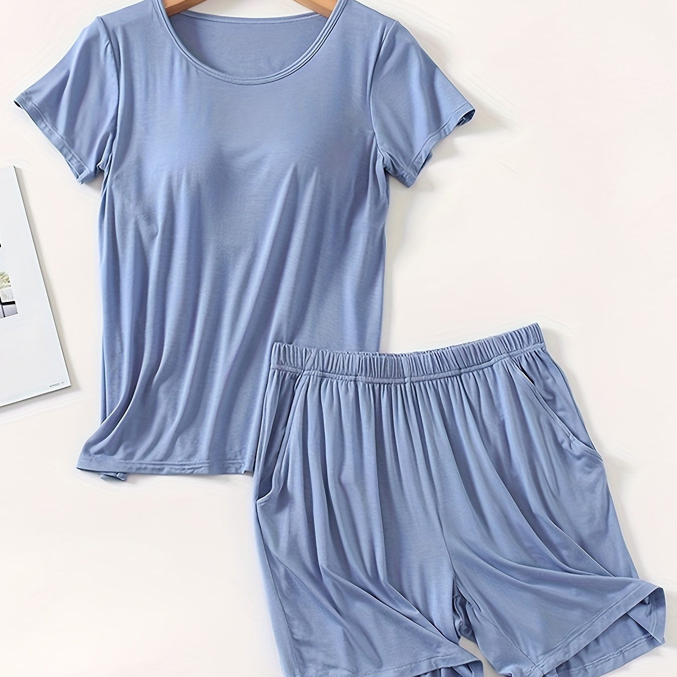 

Ladies Pajamas Sleeved Cup Size Women's Set
