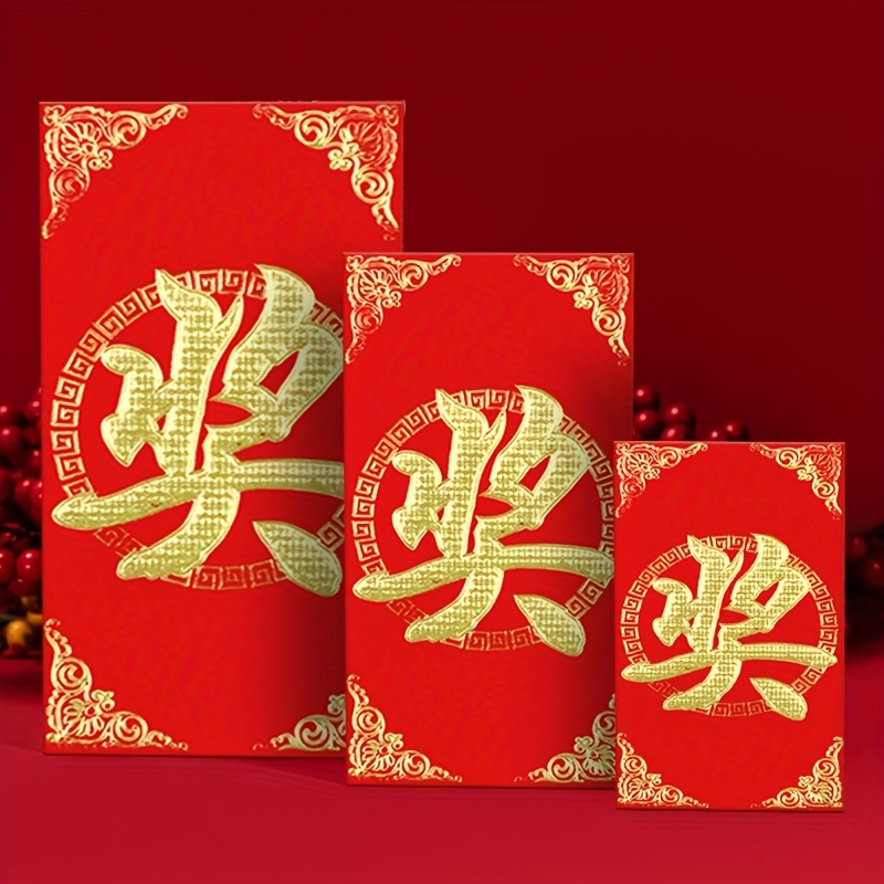 12pcs Set 2023 Year Of The Rabbit Red Envelope Creative Laser Red Packet  Cute Cartoon Rabbit Happy New Year Spring Festival Gift Money For Family -  Office & School Supplies - Temu