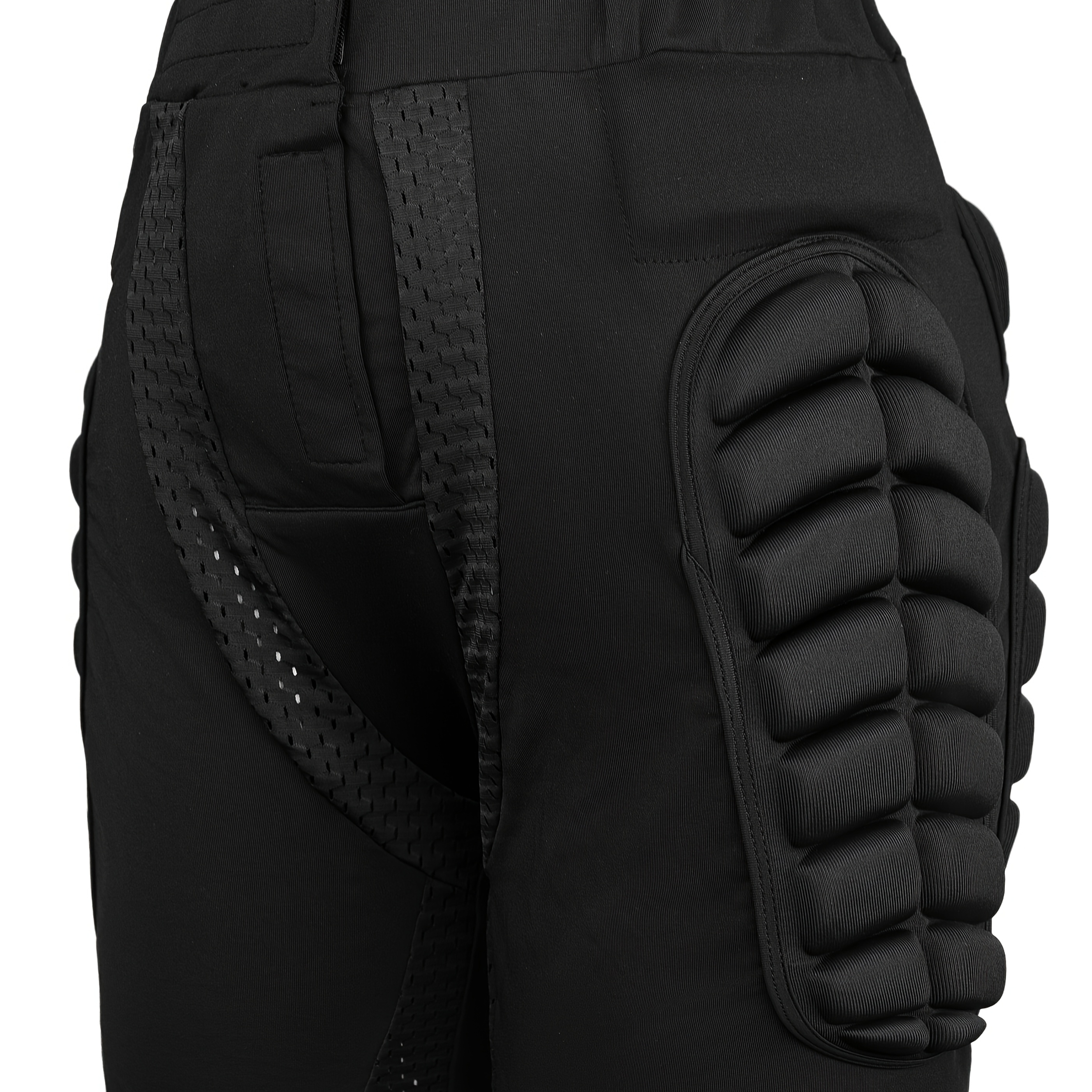 

Men' Protective Gear, Microfiber Knit Fabric, High Stretch, Solid Color, With Pads, For Skiing, Skating, Cycling, Hip Guard Shorts,