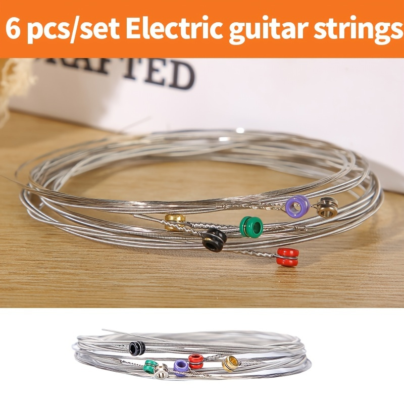 

High-quality Nickel-coated Electric Guitar Strings - Enhance Your Sound With A Brilliant Tone - Set Of 6 Strings
