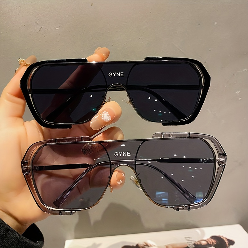 Y2k Oversized Aviator Fashion Sunglasses For Women Men Mod Metal