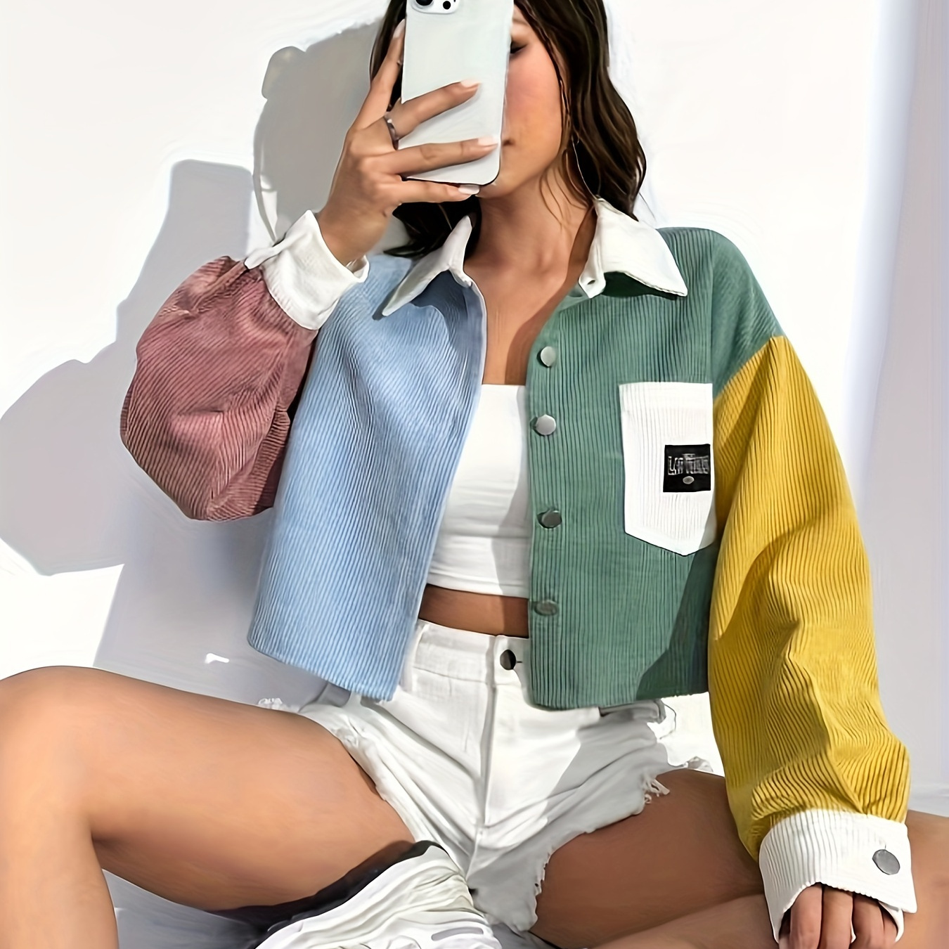 

Off Shoulder , Lapel Long Sleeve For & Fall, Women's Clothing