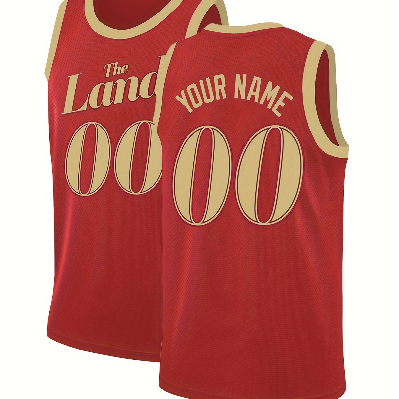 

Customizable Jersey - Embroidered Polyester Top And , , , , , - /summer/fall/