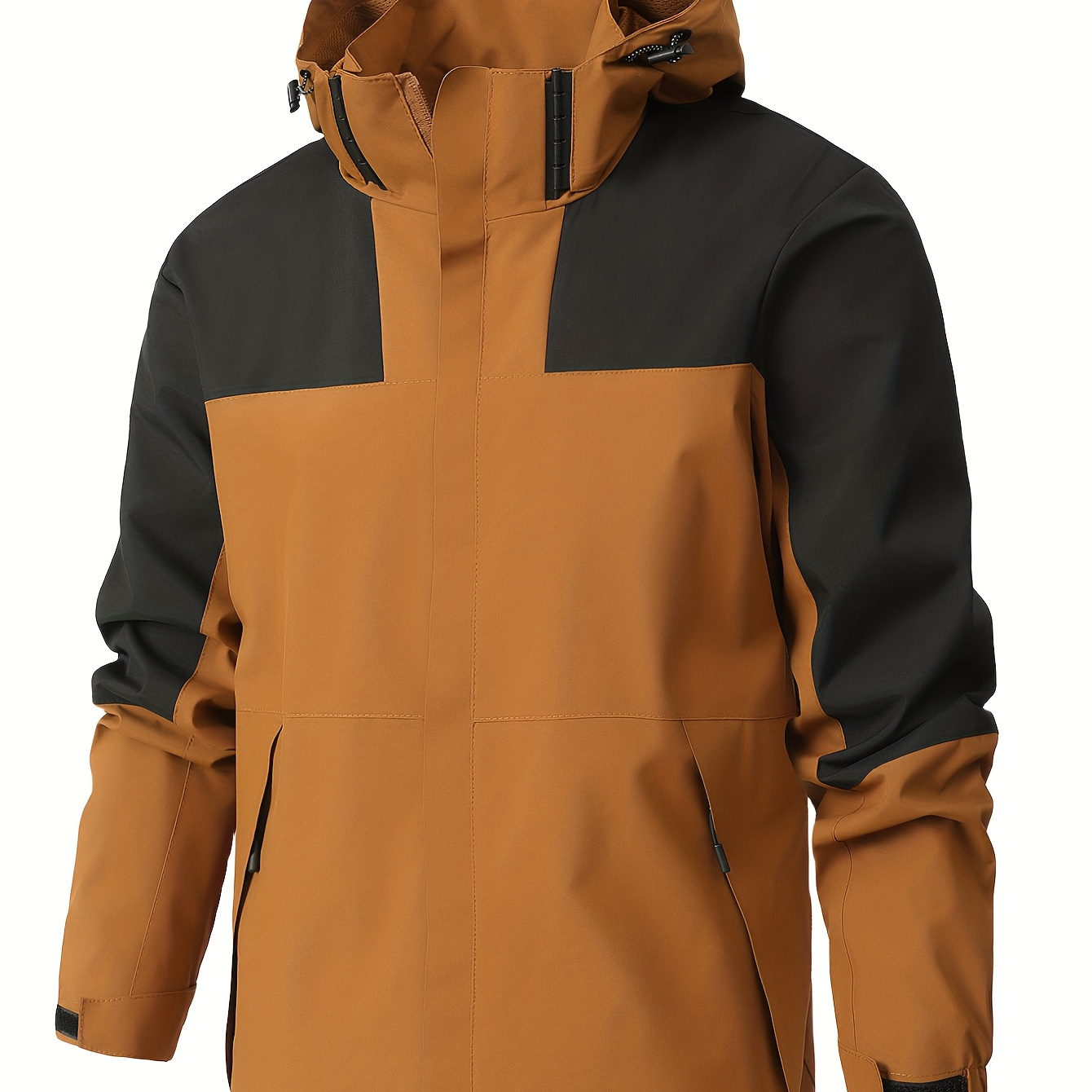 

Men's Lightweight Waterproof Windbreaker Jacket, Casual Mesh Lining Jacket For Outdoor Activities