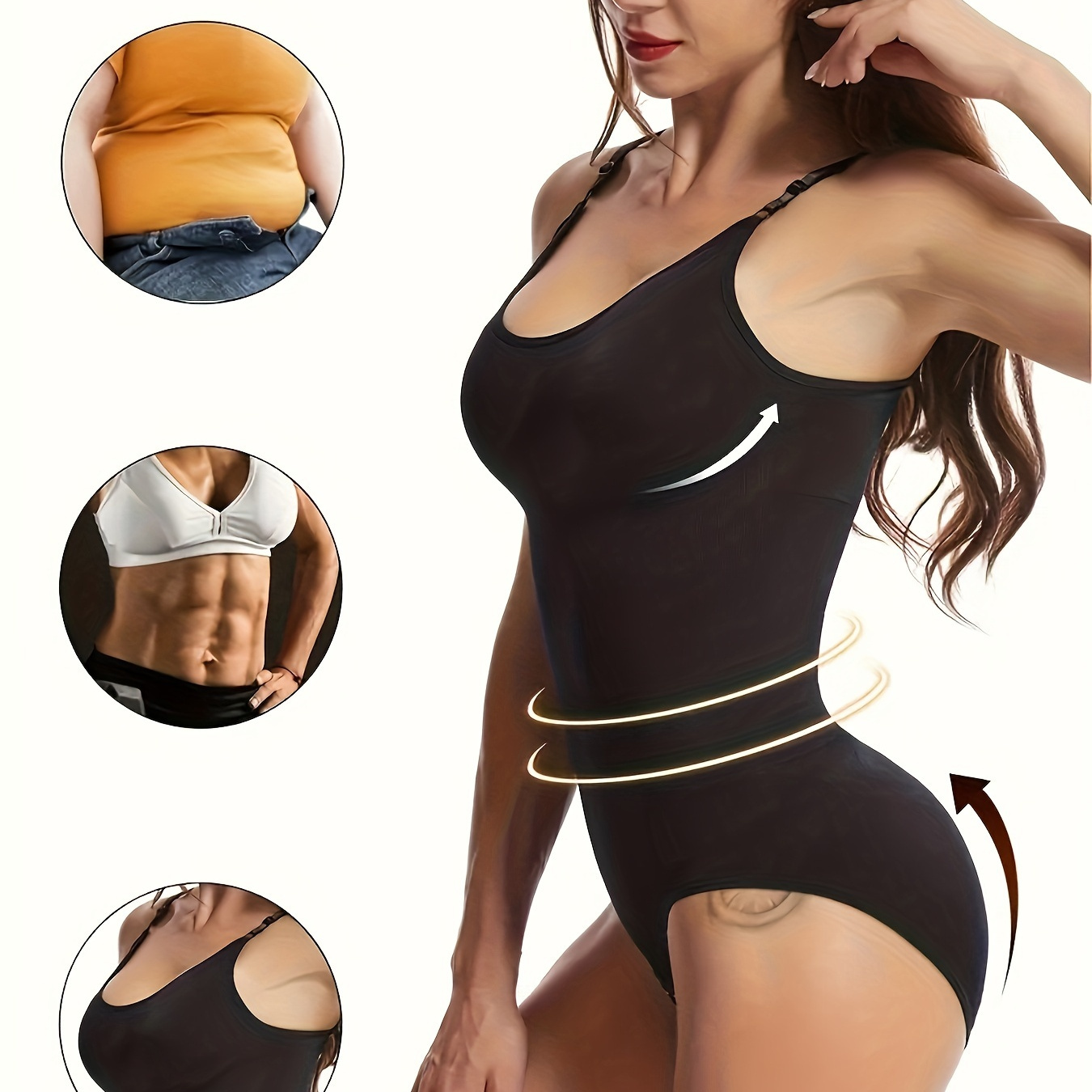 Body Moldeador Sin Costuras Control Barriga Levantamiento - Temu