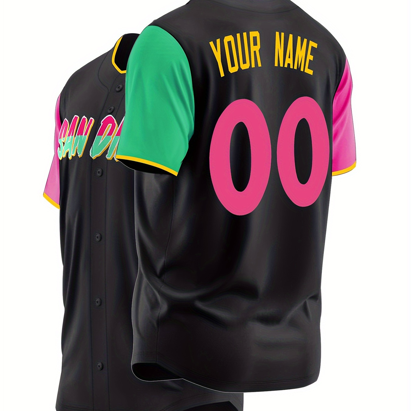 

Jersey - Personalize & , Embroidered V-, Polyester, For &