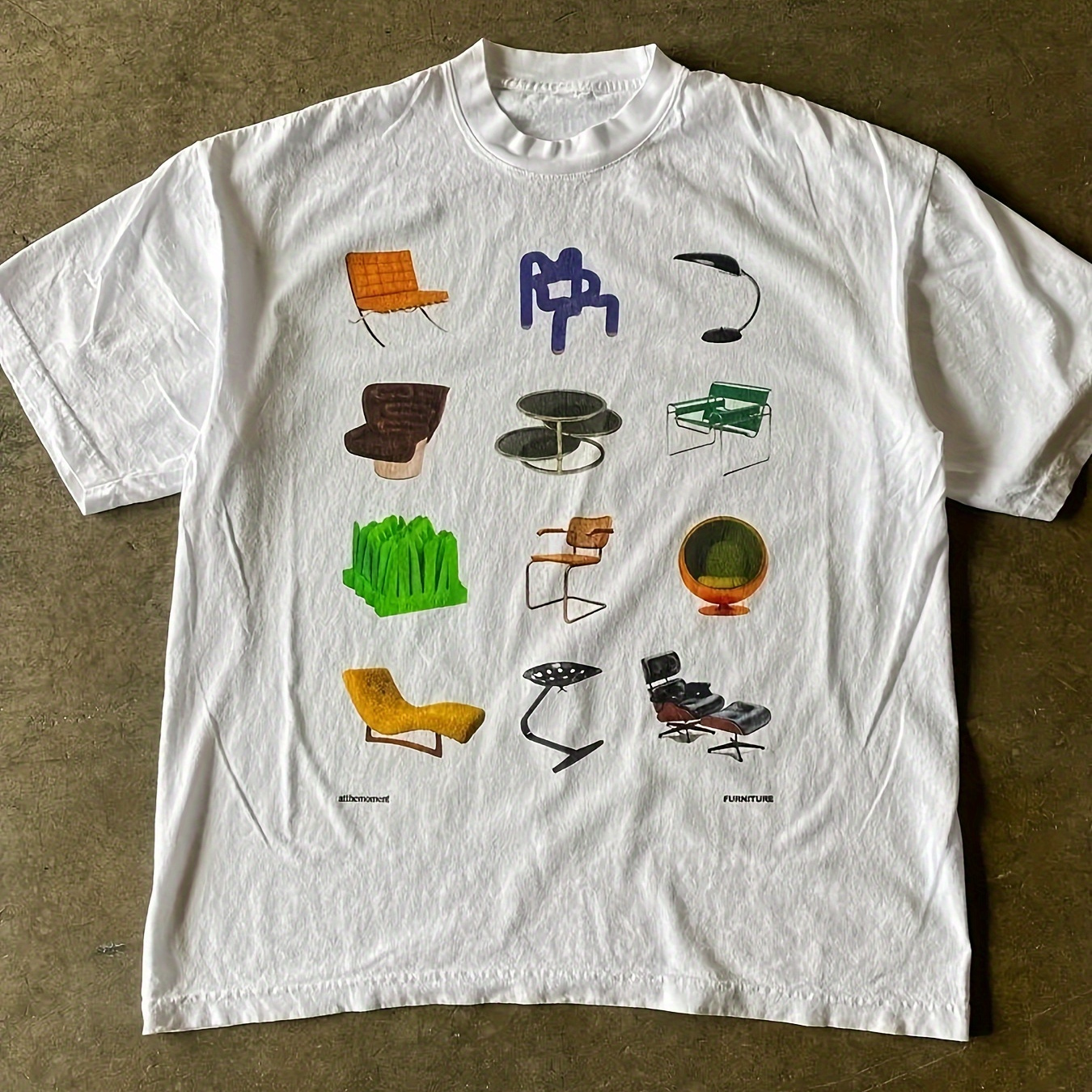 

Graphic Print T-shirt, Short Sleeve Crew Neck Leisure T-shirt For Spring & Summer, Women's Clothing