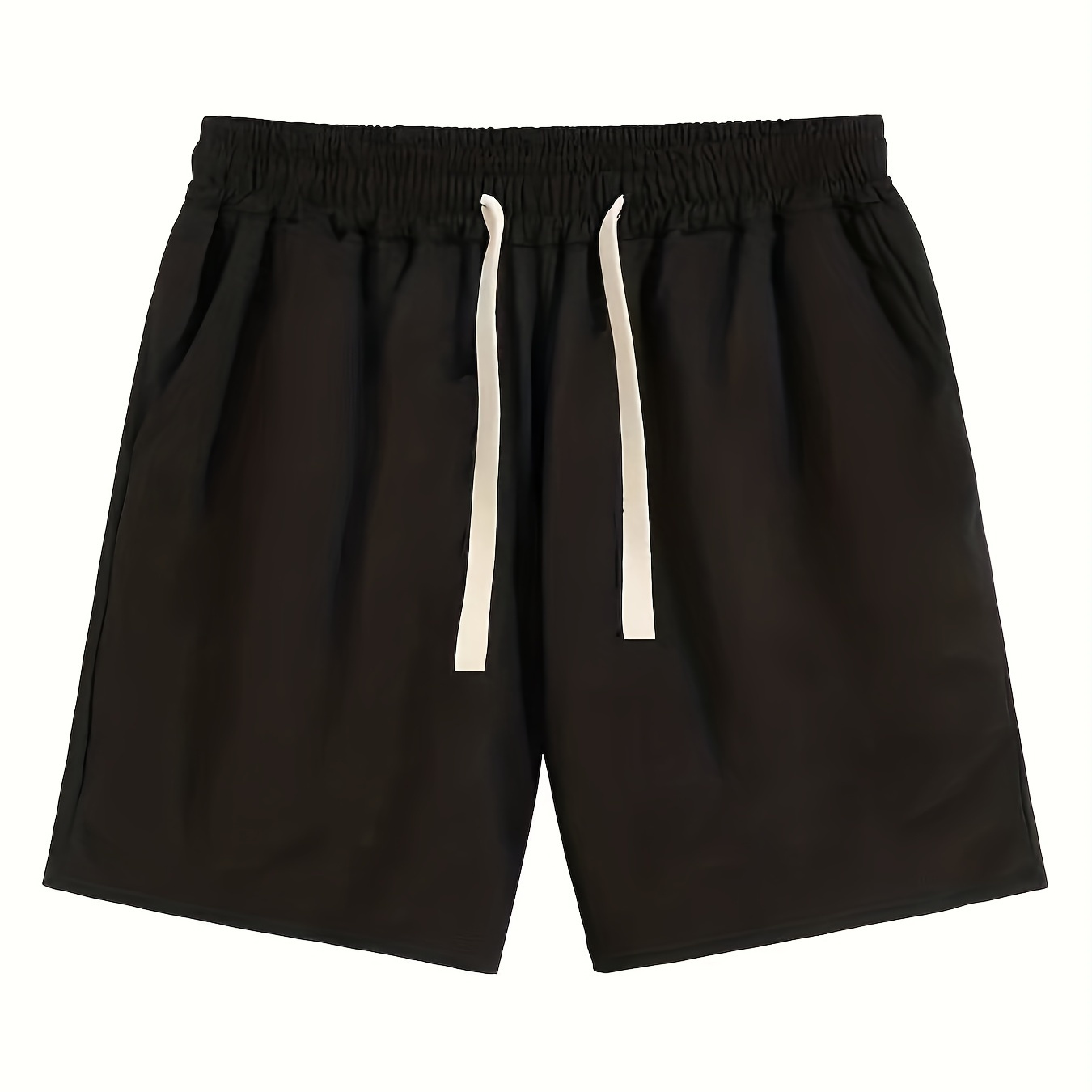 Men's Drawstring Plain Comfy Casual Shorts Summer Clothing - Temu