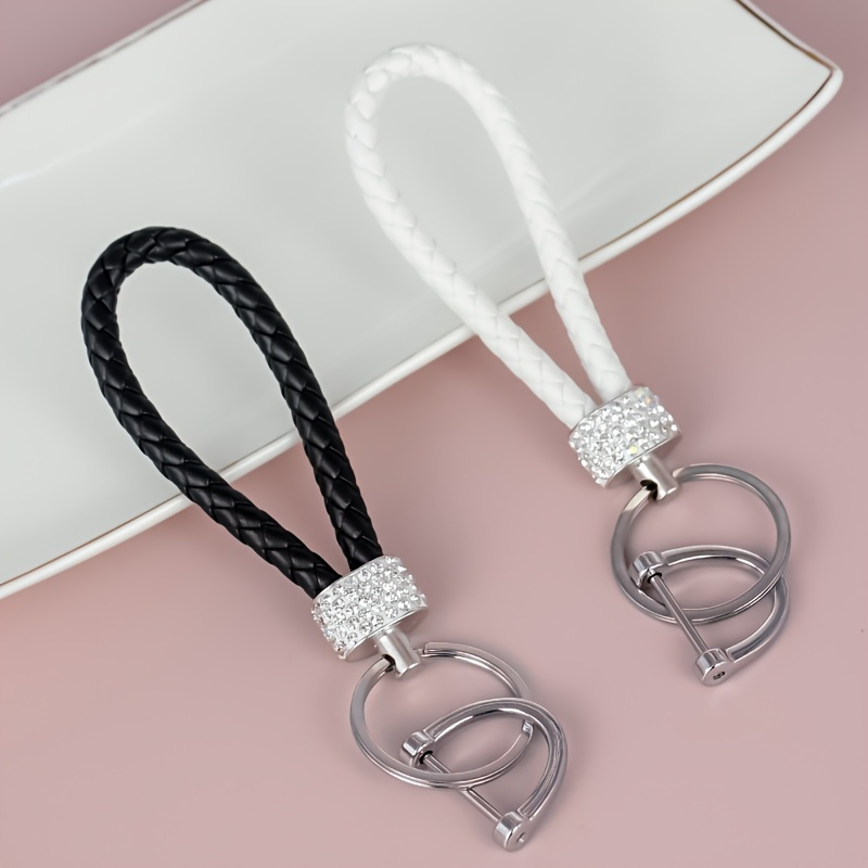 Luxus Kristall Strass Auto Schlüsselanhänger für Damen Frauen  Schlüsselanhänger, Schlüsselanhänger Ring Gurt