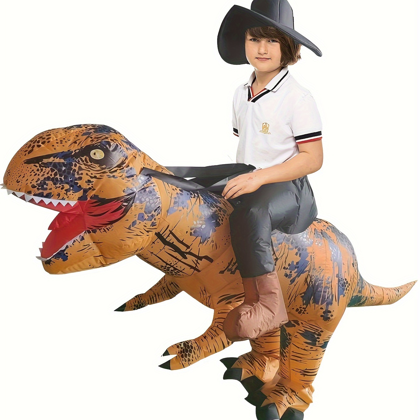 

Teen Boys T-rex Inflatable Dress Up Clothes, Dinosaur Outfit, Perfect For Carnival Party