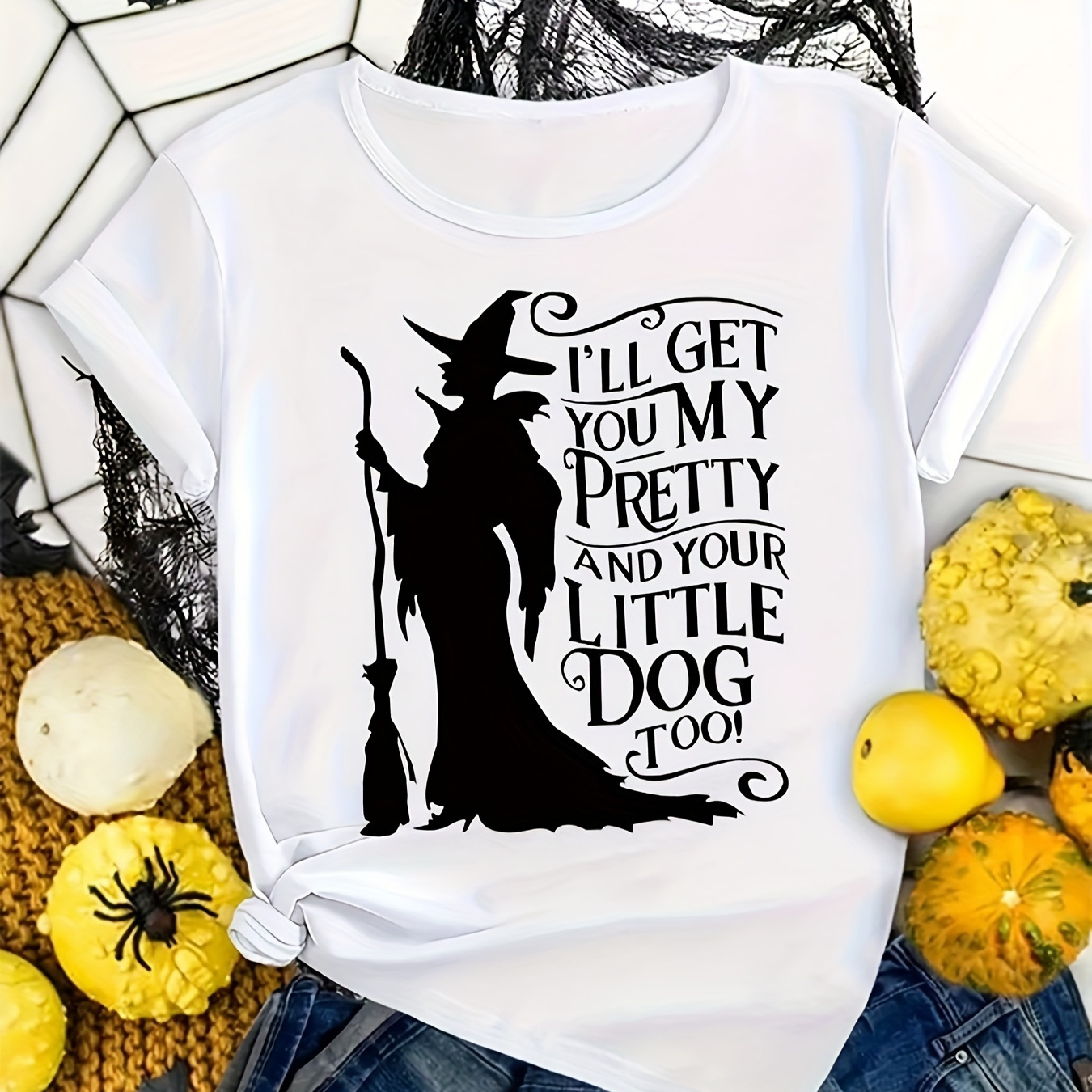 

Women's Halloween Graphic Tee - & Polyester, , Top