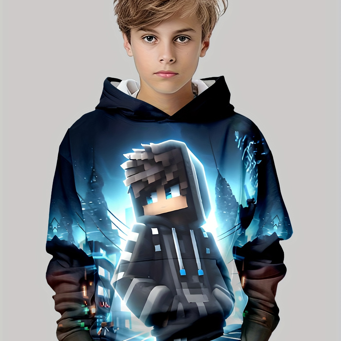 

Boys' 3d Printed - Long Sleeve, For & Fall,