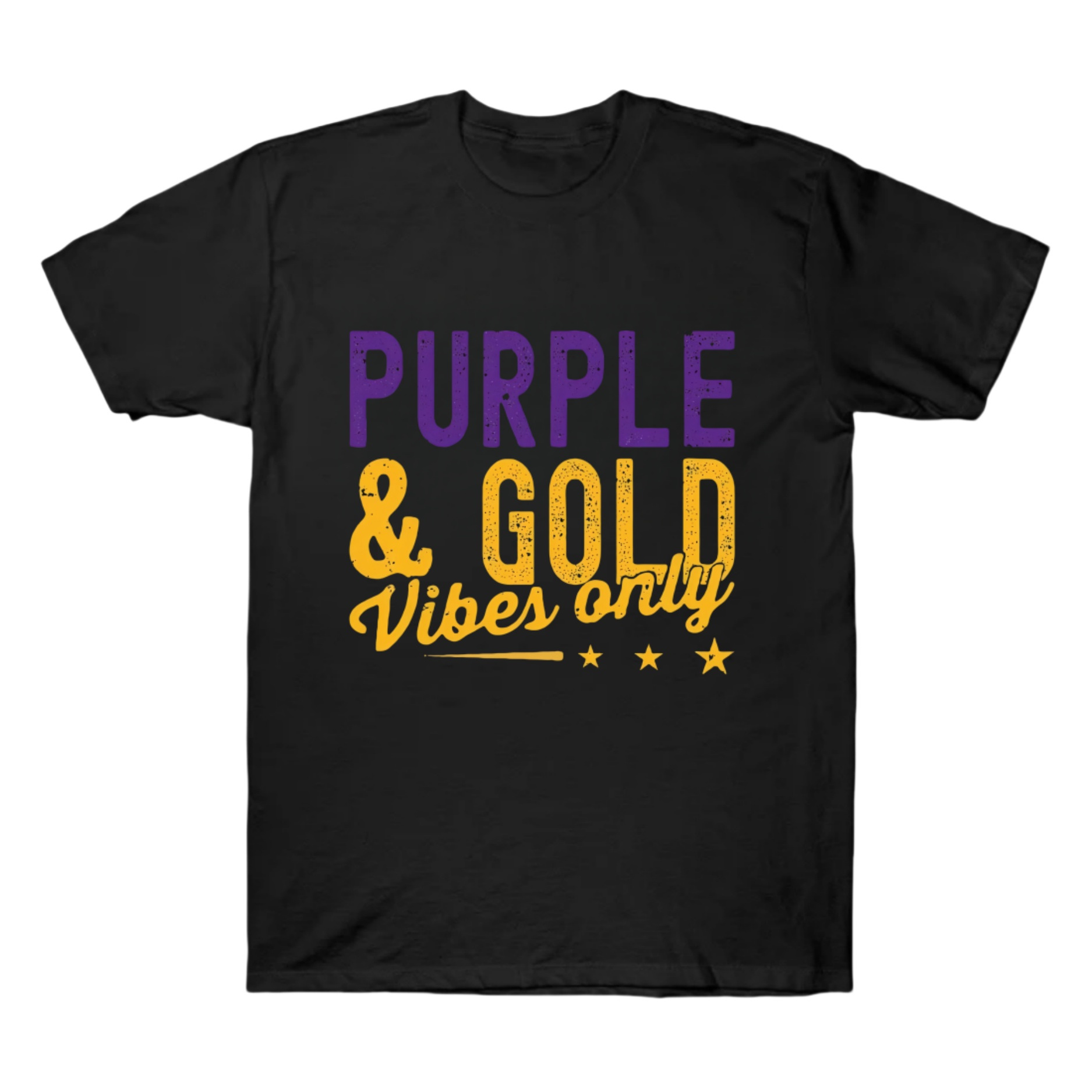 

Purple And Golden Vibes T-shirt