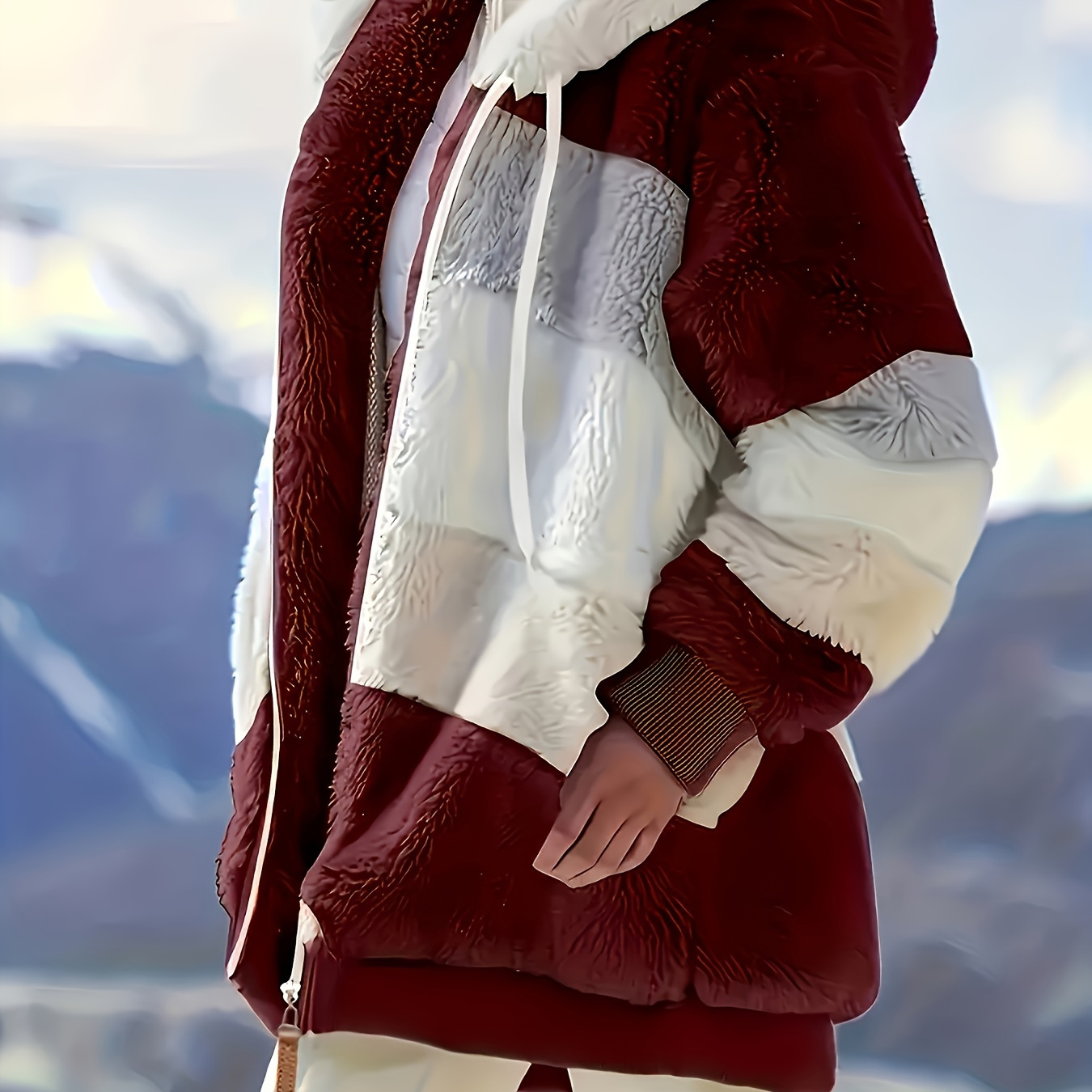 

Women's Hooded - Sweatshirt , Fleece Lining For Fall/