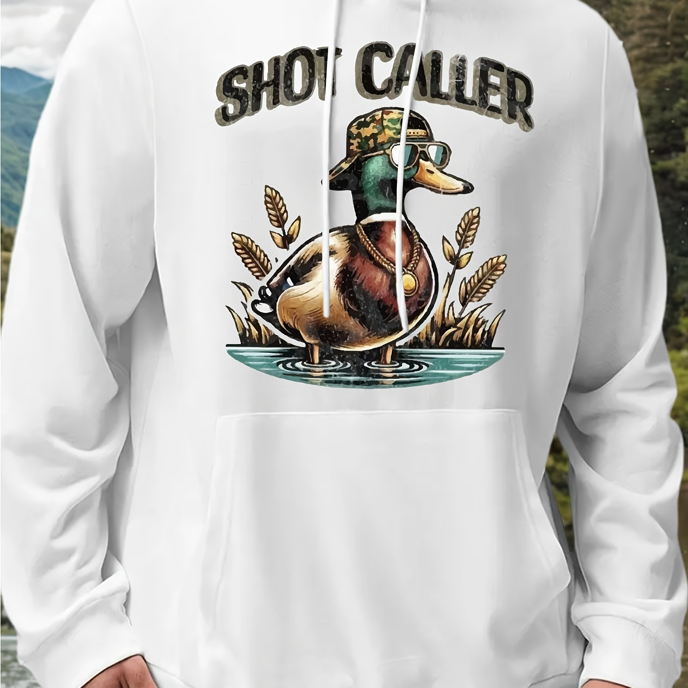 

Sniper Duck Men's Athletic Casual Hoodie, Breathable And Sweat Wicking