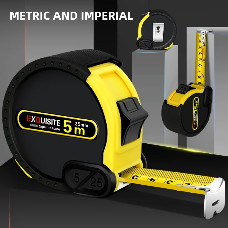 Retractable Tape Measure 5 Meters Inch Scale 3 Meter Box - Temu