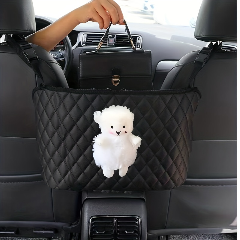 Universal Car Seat Gap Catcher Organizer & Pocket Catcher Caddy - Space  Saving Car Seat Gap Filler Stop Items from Falling Between Console and Seat  - Car Crevice Storage Box - Black