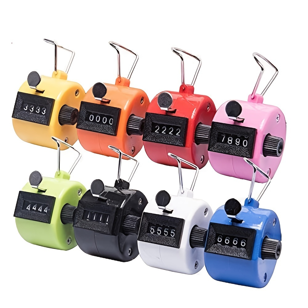 9 pcs Compteur de Doigts Compteur électronique Rangée Anneau de Doigts  Chiffre marqueur Compteur LCD Compteur (Rouge/Violet/Blanc/Rose/Vert  Clair/Bleu/Marine/Bleu Ciel/Orange) : : Sports et Loisirs