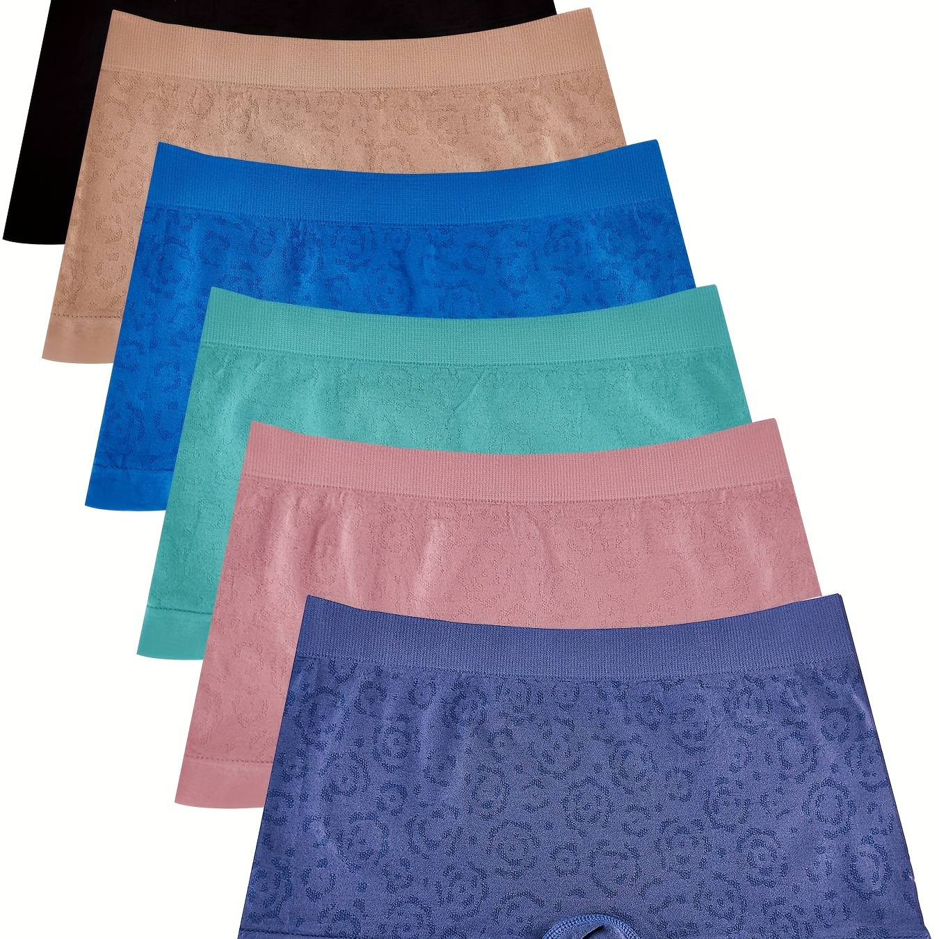 Soft No Show Boyshort Underwear For Women Soft Seamless Panties Pack Temu