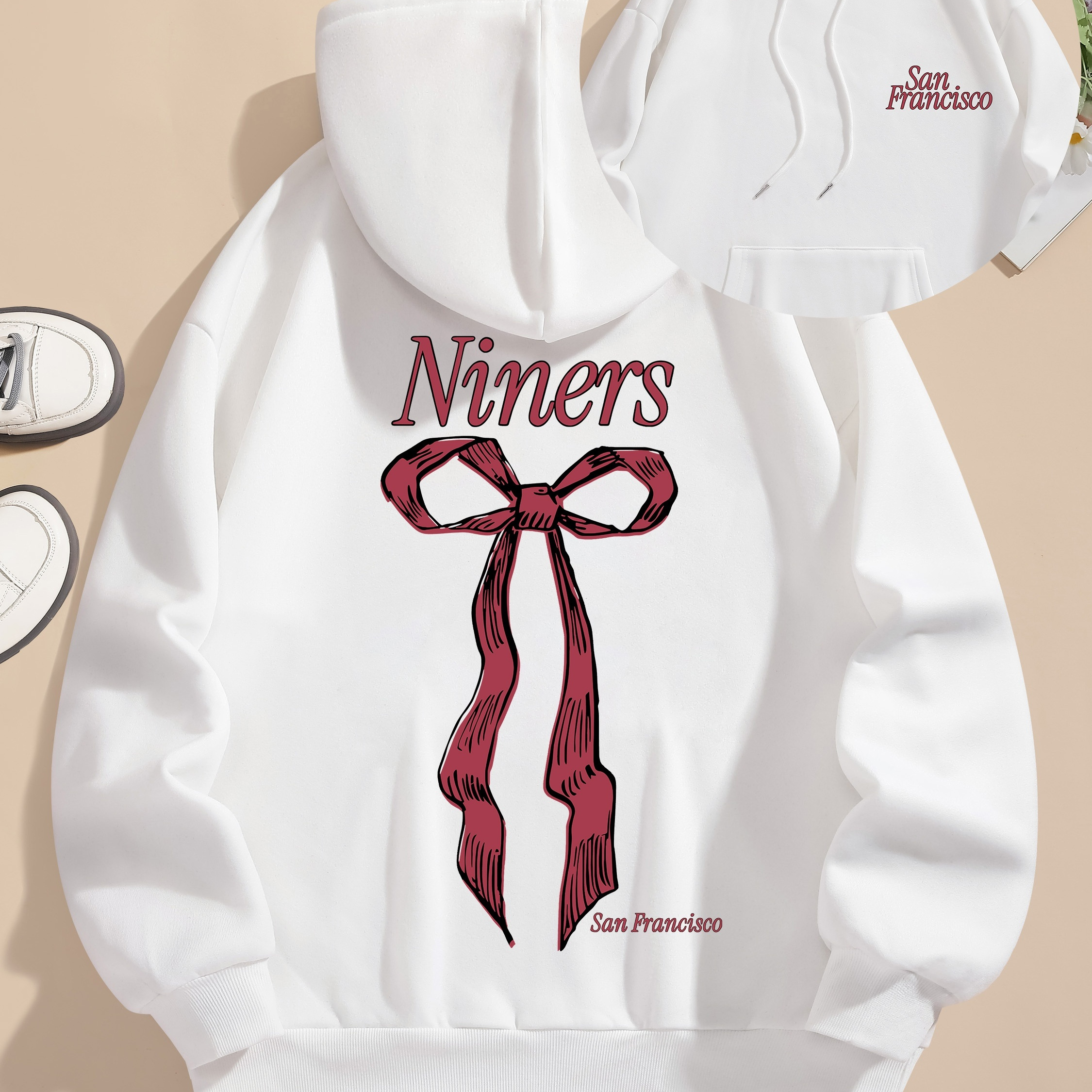 

Women's Hoodies Graphic, 100% Polyester , Fall/ , Hooded - San