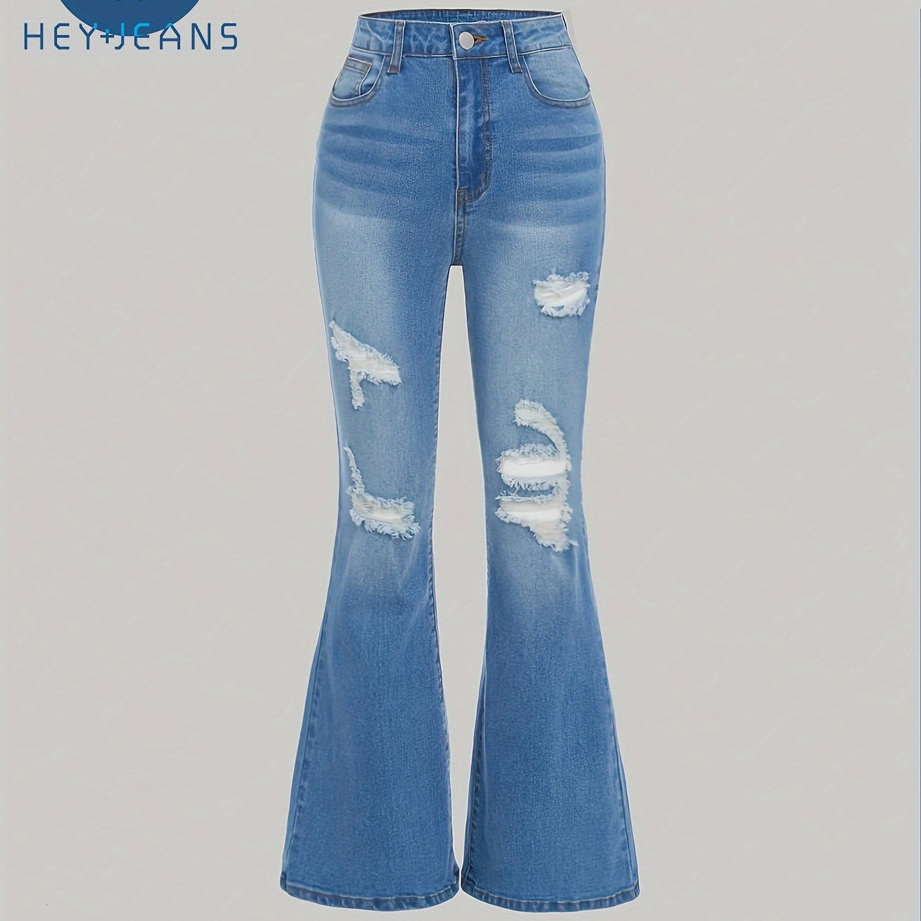 

Jeans Flared Jeans With Stretch For Teenage Girls