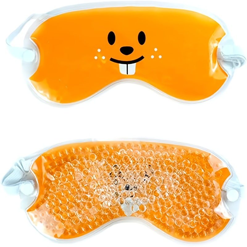 

Reusable Gel Eye Mask For Puffy Eyes & Relaxation - Cute Cartoon Design For Comfortable Sleep And Relaxation