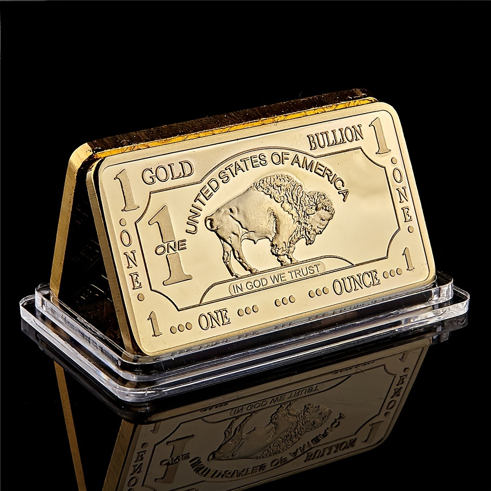 24k Gold-plated Buffalo Commemorative Coin - A Unique Usa Bullion