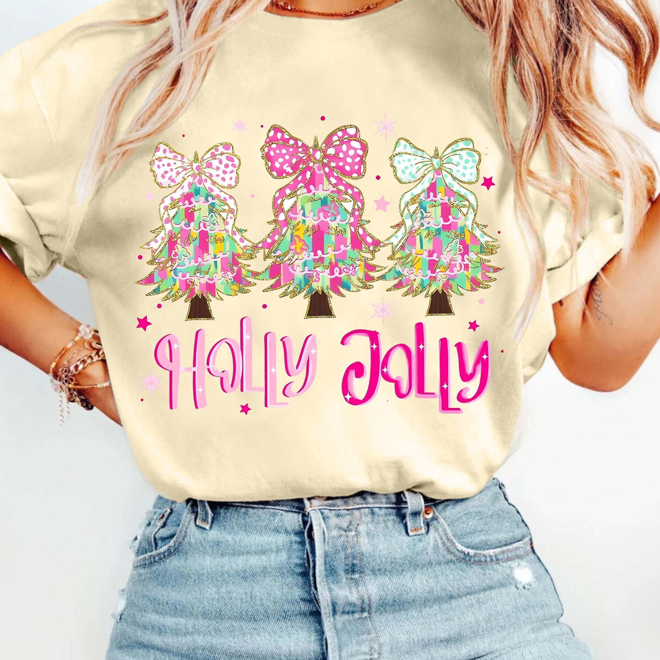 

Women's Christmas Tree - - Polyester Top For Summer