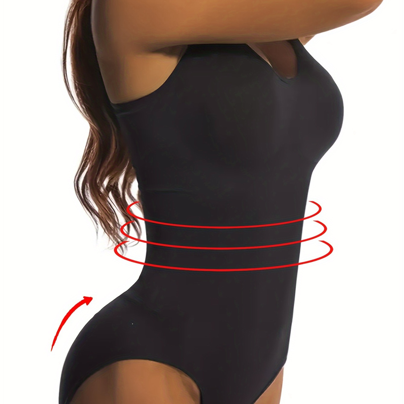 Tummy Control One-piece Corset, Open File Buttock Lifting Shape Sling  Underwear Elastic Corset, Women's Underwear & Shapewear